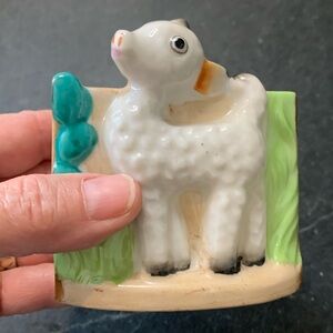 VINTAGE | Ceramic Lamb Planter